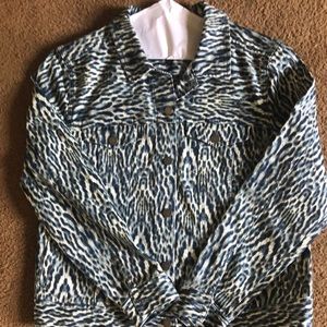 Liverpool denim jacket size Large